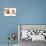 Dog and Cat above White Banner-websubstance-Photographic Print displayed on a wall