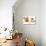 Dog and Cat above White Banner-websubstance-Photographic Print displayed on a wall