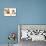 Dog and Cat above White Banner-websubstance-Mounted Photographic Print displayed on a wall
