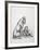 Dog and Child, Early 20th Century-Robert Noir-Framed Giclee Print