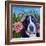 Dog and Dragonflies-Kathryn Wronski-Framed Art Print