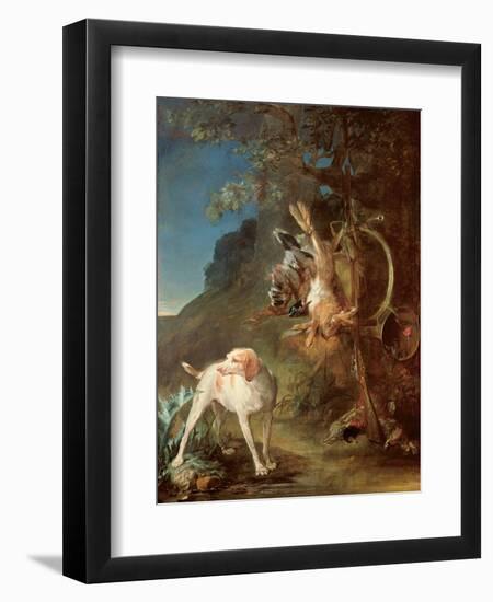 Dog and Game, 1730-Jean-Baptiste Simeon Chardin-Framed Giclee Print