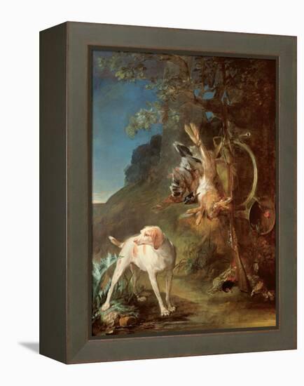 Dog and Game, 1730-Jean-Baptiste Simeon Chardin-Framed Premier Image Canvas