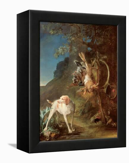 Dog and Game, 1730-Jean-Baptiste Simeon Chardin-Framed Premier Image Canvas