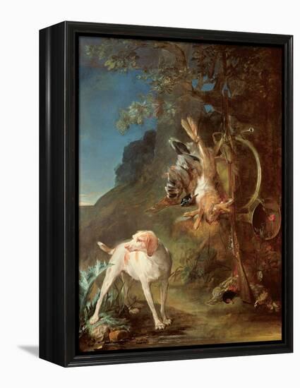 Dog and Game, 1730-Jean-Baptiste Simeon Chardin-Framed Premier Image Canvas