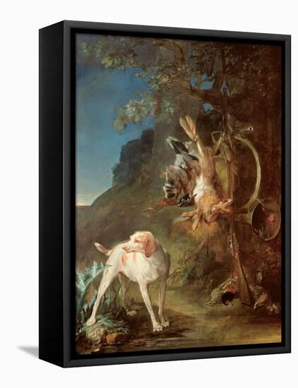 Dog and Game, 1730-Jean-Baptiste Simeon Chardin-Framed Premier Image Canvas