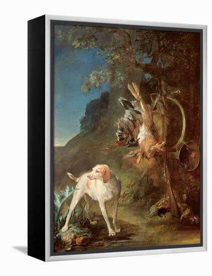 Dog and Game, 1730-Jean-Baptiste Simeon Chardin-Framed Premier Image Canvas