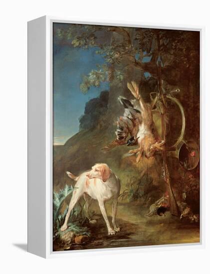 Dog and Game, 1730-Jean-Baptiste Simeon Chardin-Framed Premier Image Canvas