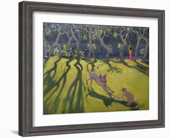 Dog and Monkey, 1998-Andrew Macara-Framed Giclee Print