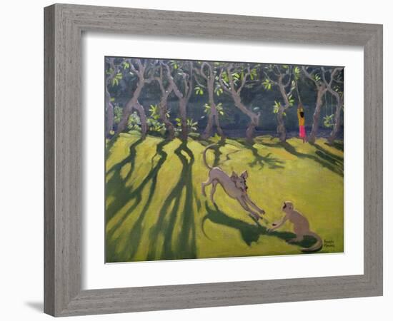 Dog and Monkey, 1998-Andrew Macara-Framed Giclee Print