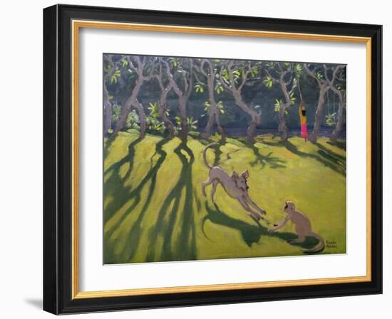 Dog and Monkey, 1998-Andrew Macara-Framed Giclee Print