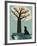 Dog and Squirrel-Rocket 68-Framed Giclee Print