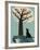 Dog and Squirrel-Rocket 68-Framed Giclee Print