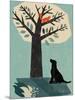 Dog and Squirrel-Rocket 68-Mounted Giclee Print