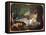 Dog and Swans (Oil on Canvas)-Jean-Baptiste Oudry-Framed Premier Image Canvas