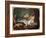 Dog and Swans (Oil on Canvas)-Jean-Baptiste Oudry-Framed Giclee Print