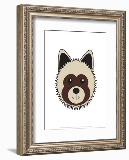 Dog - Animaru Cartoon Animal Print-Animaru-Framed Giclee Print