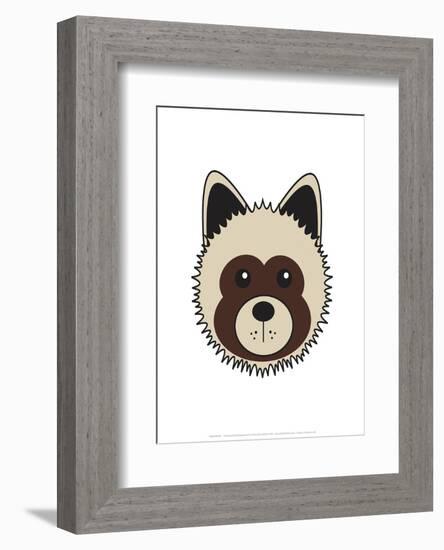 Dog - Animaru Cartoon Animal Print-Animaru-Framed Giclee Print