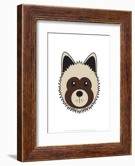 Dog - Animaru Cartoon Animal Print-Animaru-Framed Giclee Print