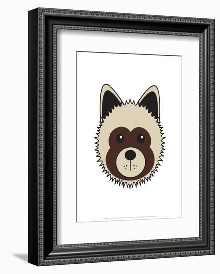 Dog - Animaru Cartoon Animal Print-Animaru-Framed Giclee Print