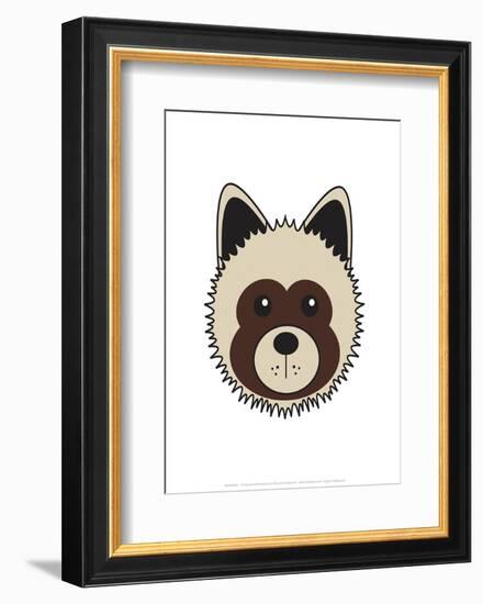 Dog - Animaru Cartoon Animal Print-Animaru-Framed Giclee Print