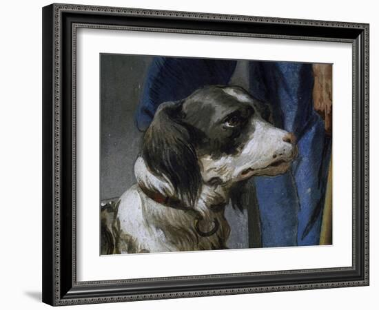 Dog Argo-Giovanni Battista Tiepolo-Framed Giclee Print