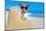 Dog at the Beach-Javier Brosch-Mounted Photographic Print