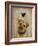 Dog Au Vin Border Terrier-Fab Funky-Framed Art Print