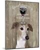 Dog Au Vin Greyhound-Fab Funky-Mounted Art Print