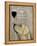 Dog Au Vin Yellow Labrador-Fab Funky-Framed Stretched Canvas