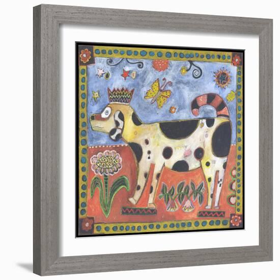 Dog Buddy Color-Jill Mayberg-Framed Giclee Print