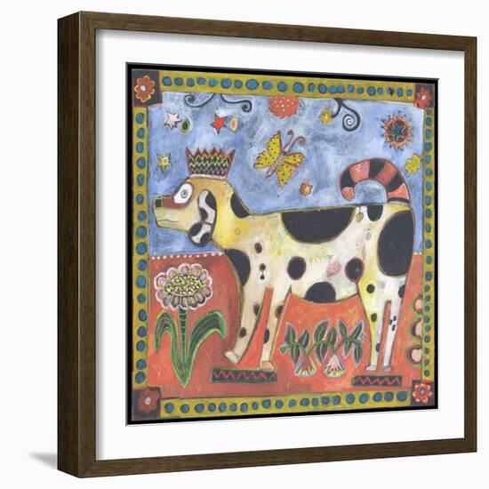 Dog Buddy Color-Jill Mayberg-Framed Giclee Print