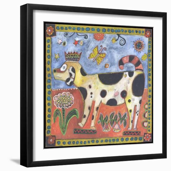 Dog Buddy Color-Jill Mayberg-Framed Giclee Print