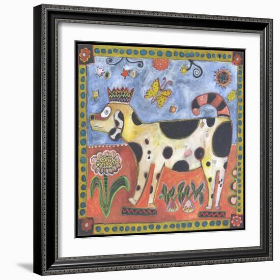 Dog Buddy Color-Jill Mayberg-Framed Giclee Print