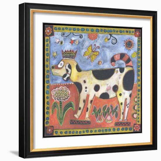 Dog Buddy Color-Jill Mayberg-Framed Giclee Print