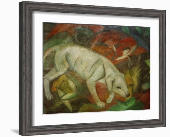 Dog, cat, fox-Franz Marc-Framed Giclee Print