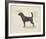 Dog Club - Beagle-Clara Wells-Framed Giclee Print