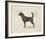 Dog Club - Beagle-Clara Wells-Framed Giclee Print