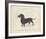 Dog Club - Dachshund-Clara Wells-Framed Giclee Print