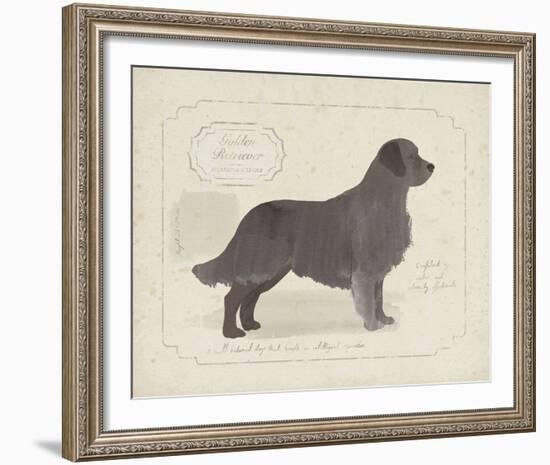 Dog Club - Retriever-Clara Wells-Framed Giclee Print