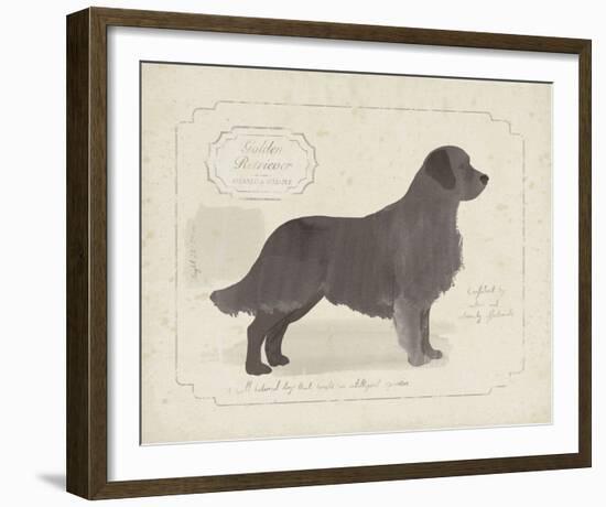 Dog Club - Retriever-Clara Wells-Framed Giclee Print