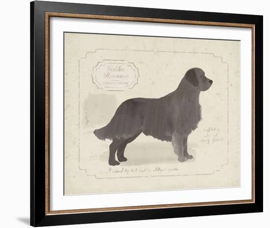 Dog Club - Retriever-Clara Wells-Framed Giclee Print