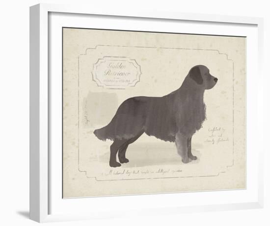 Dog Club - Retriever-Clara Wells-Framed Giclee Print