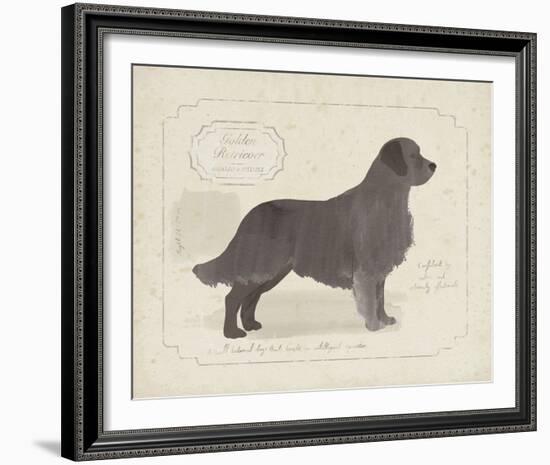 Dog Club - Retriever-Clara Wells-Framed Giclee Print