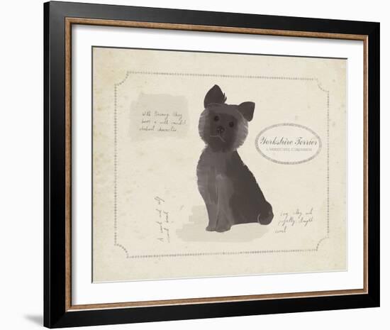 Dog Club - Terrier-Clara Wells-Framed Giclee Print