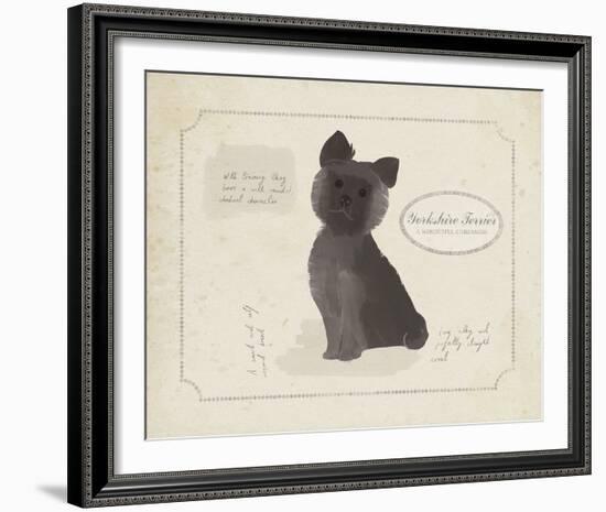 Dog Club - Terrier-Clara Wells-Framed Giclee Print