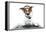 Dog Computer Pc Tablet-Javier Brosch-Framed Premier Image Canvas