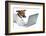 Dog Computer-Javier Brosch-Framed Photographic Print