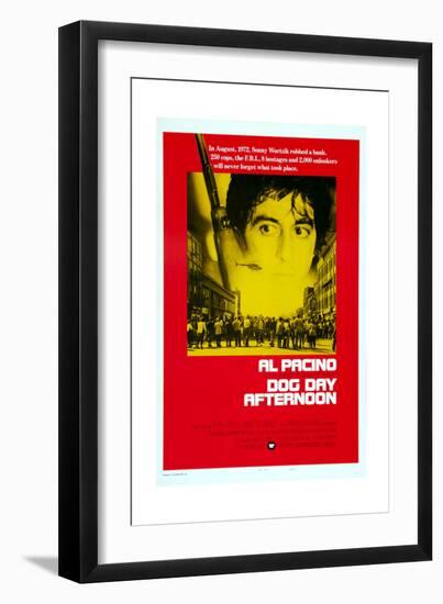 Dog Day Afternoon, Al Pacino, 1975-null-Framed Premium Giclee Print