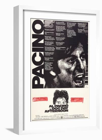 Dog Day Afternoon, Al Pacino, 1975-null-Framed Premium Giclee Print